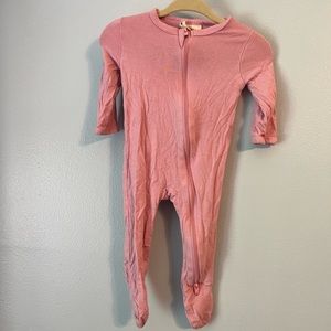 KYTE Baby used zipper footie 0-3 months in Dusk